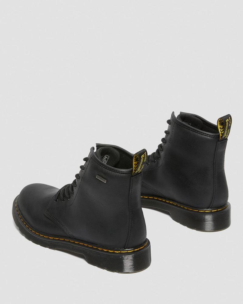 Dr Martens Youth 1460 Vanntette Lær Fritidsstøvler Barn Svarte | Norge 156DFM